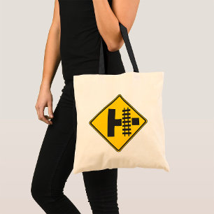 Tote Bag Panneau de signalisation routière d'un passage à n