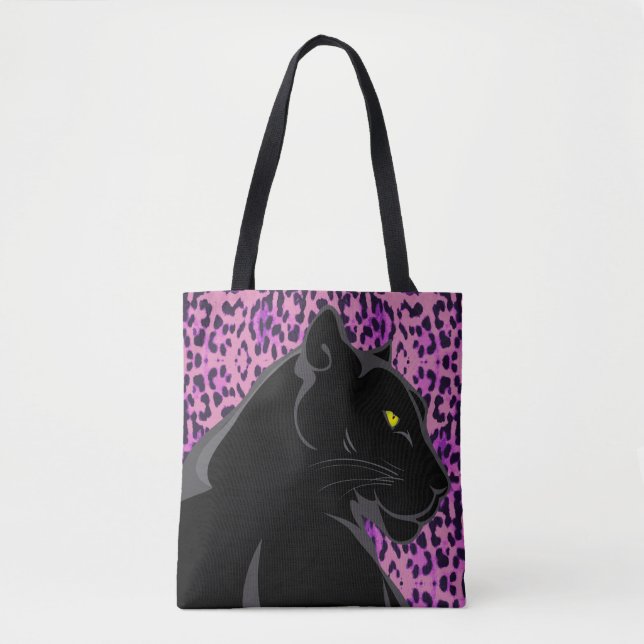 TOTE BAG PANNEAU NOIR FOURRE-TOUT PURSE (Devant)