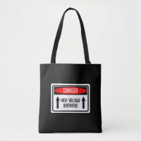Panneau supérieur haute tension en danger