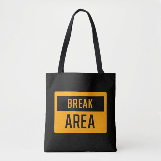 Tote Bag Panneau Zone de rupture (Devant)