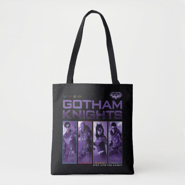 Tote Bag Panneaux de héros Gotham Knights (Devant)