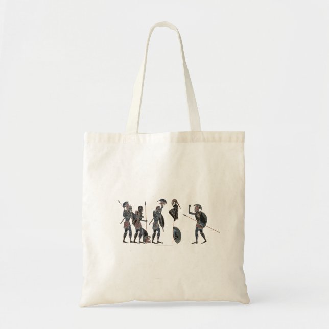 Tote Bag Panoplie - célébration de hoplites du grec ancien (Devant)