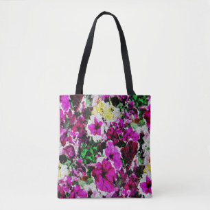 Tote Bag Pansies brodées...