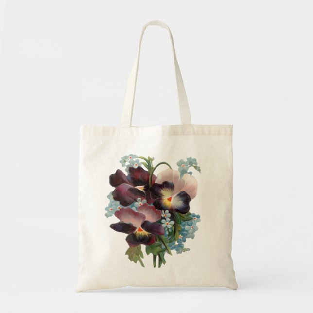 Tote Bag Pansy Bouquet (Devant)