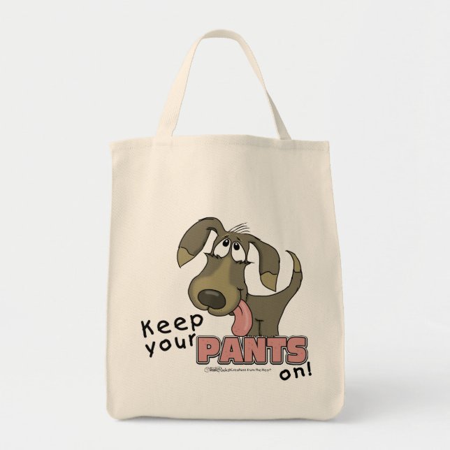 Tote Bag Pantalon de garde-chien (Devant)
