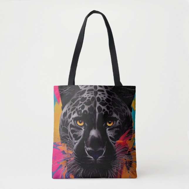 Tote Bag Panther Animal Discovery Adventure Nature Planet E (Devant)
