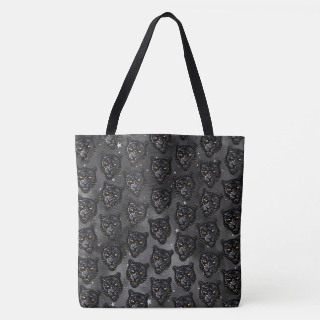 Tote Bag Panthère noire (Devant)