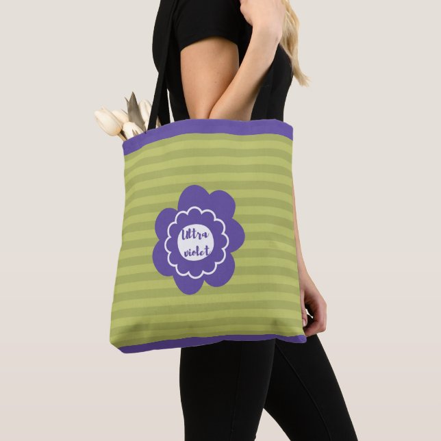 Tote Bag Pantone Ultra violet 2018 (De près)