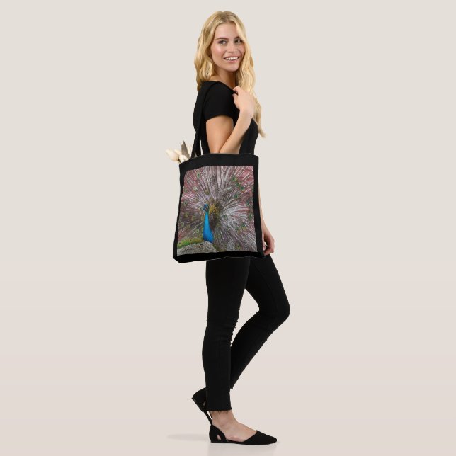 Tote Bag Paon (Sur le modèle)