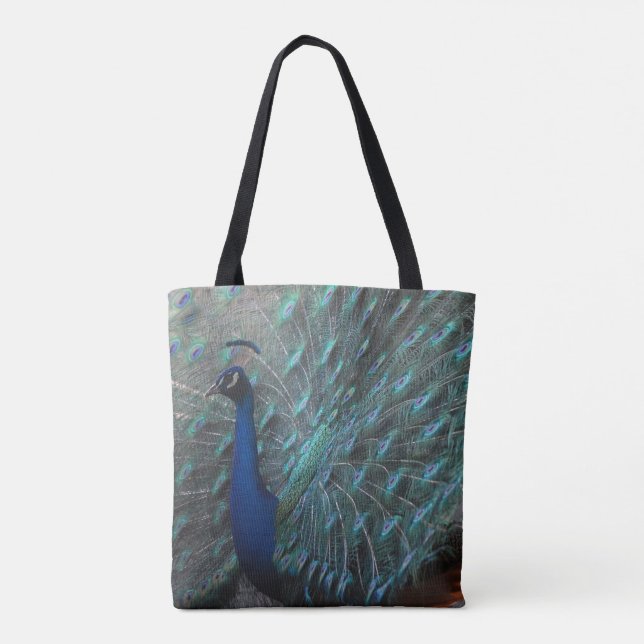 Tote Bag Paon fourre-tout (Dos)