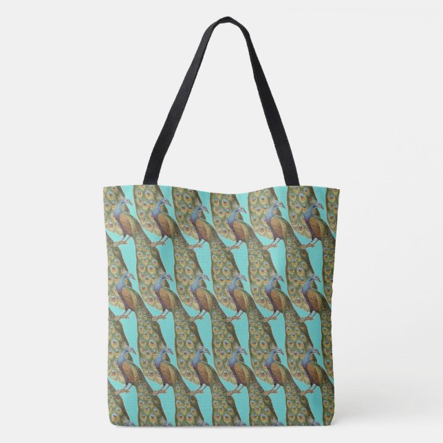 Tote Bag Paon Vintage (Dos)