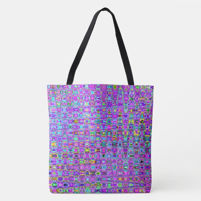 Tote Bag Paon Violet (Devant)