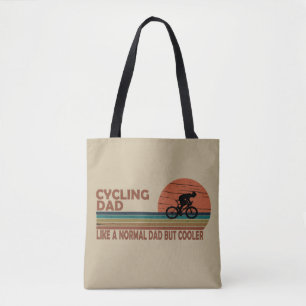 Tote Bag papa à vélo comme un père normal mais glacière
