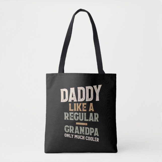 Tote Bag Papa Comme Un Grand-Père Ordinaire Seulement Beauc (Devant)