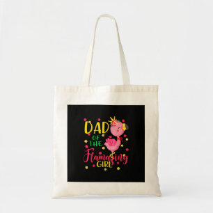 Tote Bag Papa De Flamazing Fille Mignonne Flamant rose Papa