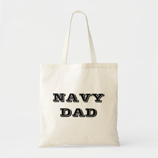 Tote Bag Papa de la marine (Devant)