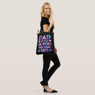 Tote Bag Papa de l'anniversaire de la K-Pop musique coréenn