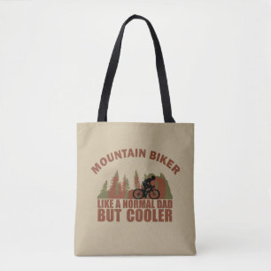 Tote Bag Papa de VTT drôle