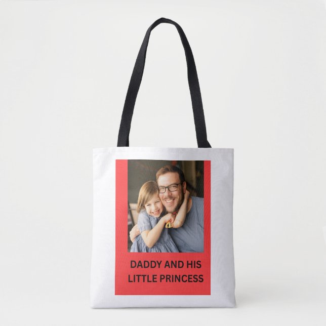 TOTE BAG PAPA ET SA PETITE PRINCESSE (Devant)