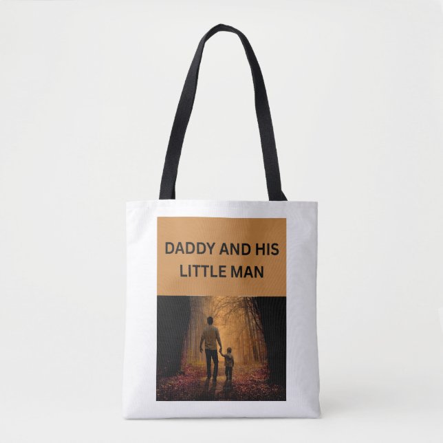 TOTE BAG PAPA ET SON PETIT HOMME  (Devant)