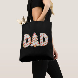 Tote Bag Papa Noël Arbre gâteau Mutation famille vacances