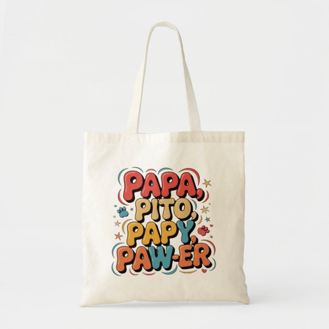 Tote Bag Papa Pito Pappy Pawer (Devant)