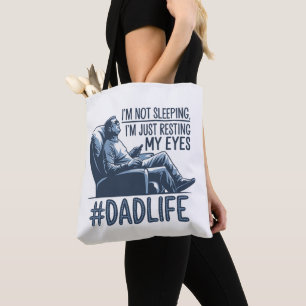 Tote Bag Papa Repose yeux drôle de citation cadeau