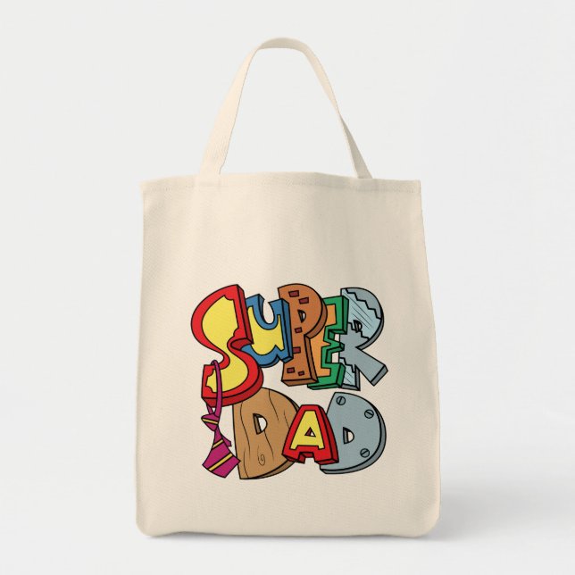 Tote Bag Papa superbe (Devant)