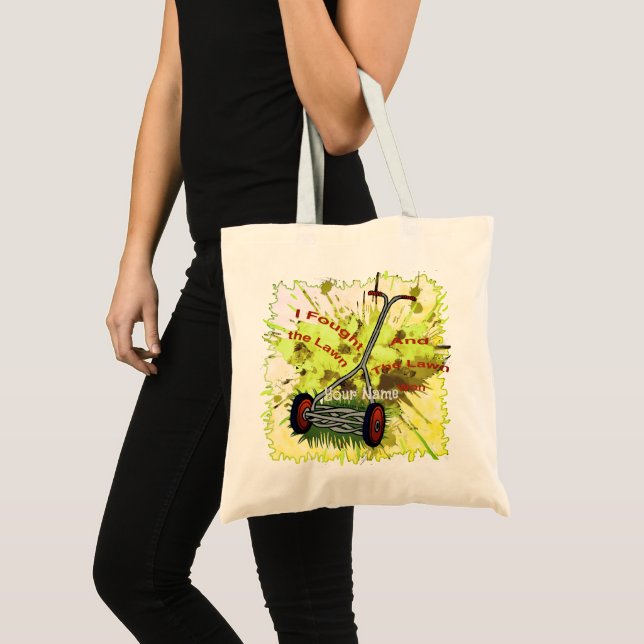 Tote Bag Papa tondeuse à gazon   (Devant (produit))