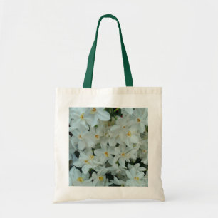 Tote Bag Paperwhite Narcissus Fleurs blanches délicates