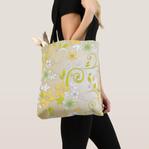 Tote Bag Papier mural à fleurs 3