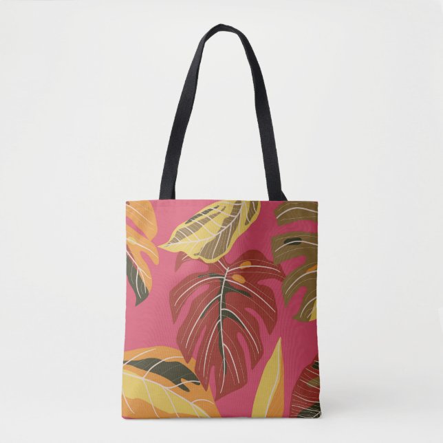 Tote Bag Papier peint Art déco doré (Devant)