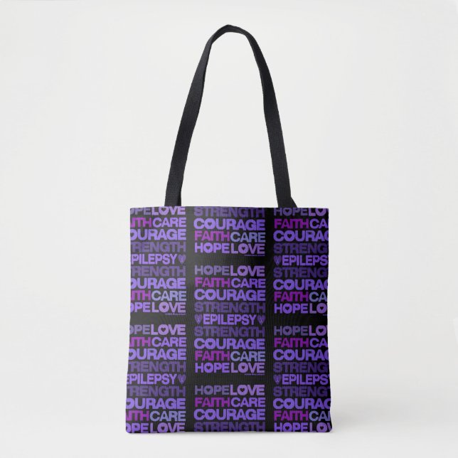 Tote Bag Papier peint...Epilepsie (Devant)
