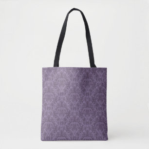 Tote Bag Papier peint pourpre de luxe