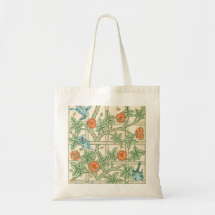 Tote Bag Papier peint victorien treillis de William Morris