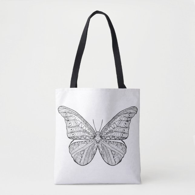 Tote Bag Papillon 5 de style (Devant)