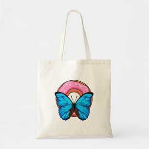 Tote Bag Papillon avec Donut