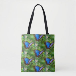 Tote Bag Papillon bleu