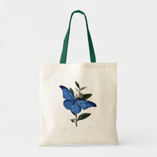 Tote Bag Papillon bleu (Devant)
