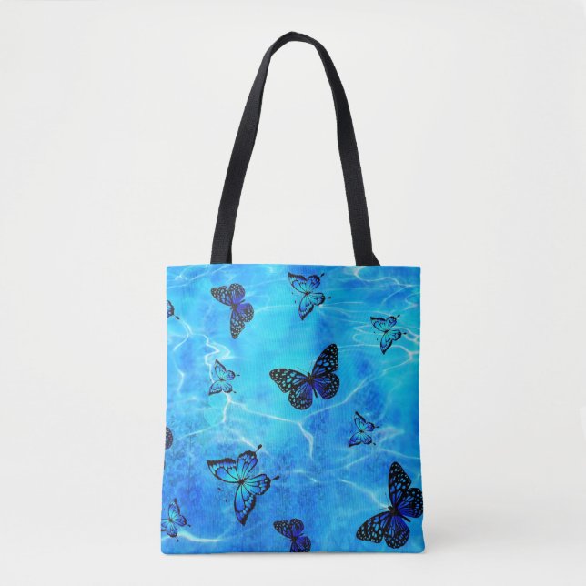 Tote Bag Papillon Bleu (Devant)