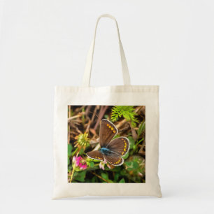 Tote Bag Papillon bleu commun Polyommatus Icarus Peinture