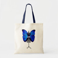 Papillon bleu mannequin