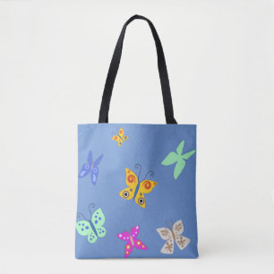 Tote Bag Papillon Coloré