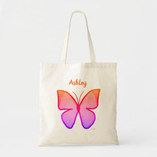 Tote Bag Papillon coloré personnalisé