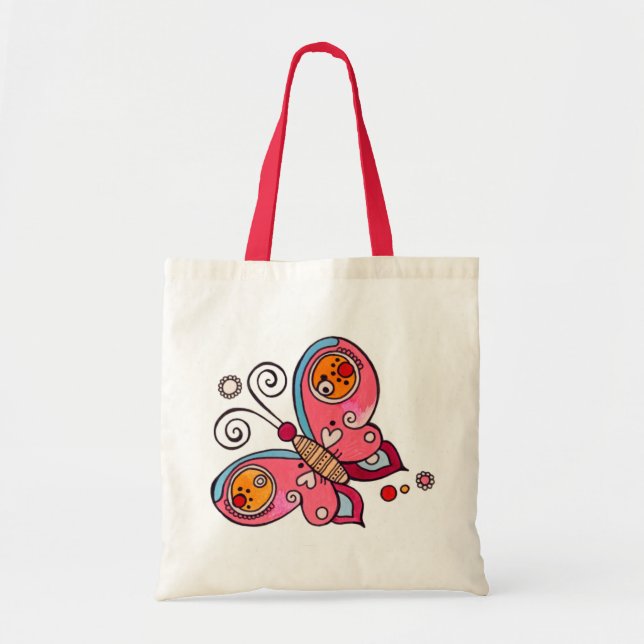 Tote Bag Papillon d'amour (Devant)