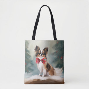 Tote Bag Papillon de neige de Noël