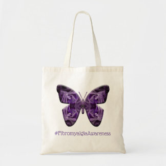 Tote Bag Papillon de sensibilisation à la fibromyalgie (170