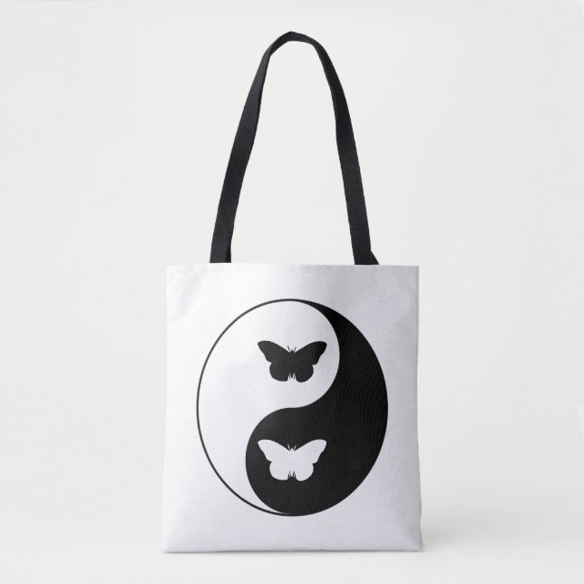 Tote Bag Papillon de Yin Yang (Devant)