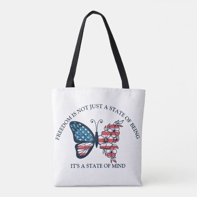 Tote Bag Papillon du 4 juillet (Dos)