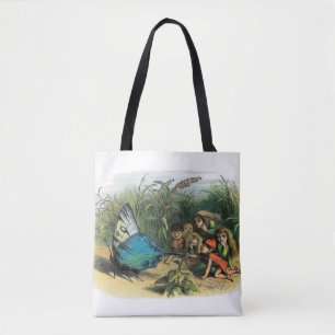 Tote Bag Papillon Elf Art Cute Elves Papillons